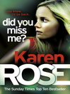 Did You Miss Me? (eBook)